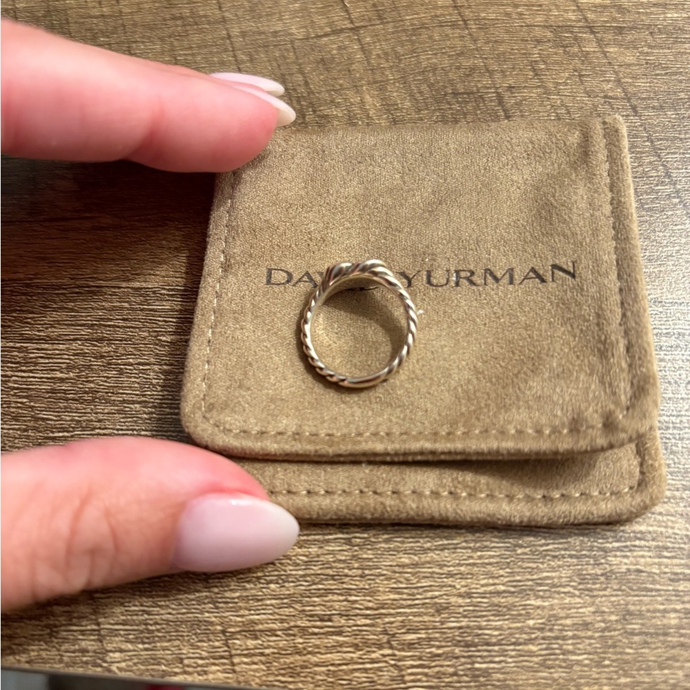 David yurman cable heart pinky ring size 4.5 - Picture 4 of 9